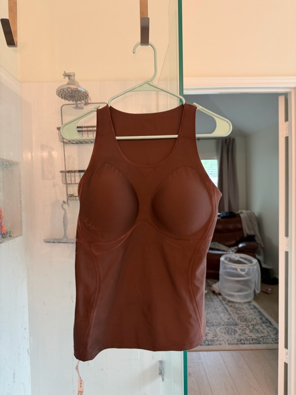 Women's Sculpting Tank Top in Deep Brown